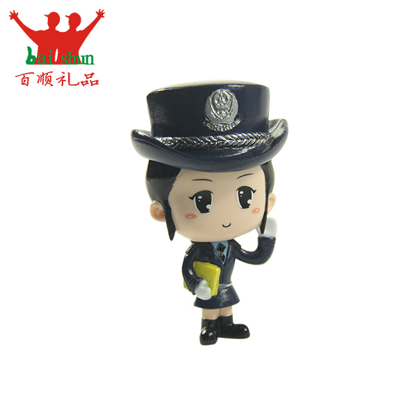 女警PVC公仔